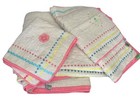 Jenni Kayne Pottery Barn For Kids Full/Queen Embroidered Hand Quilted + 3 Shams