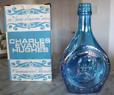 Vintage 1970’s Wheaton Great American Series Charles Evans Hughes Decanter w box