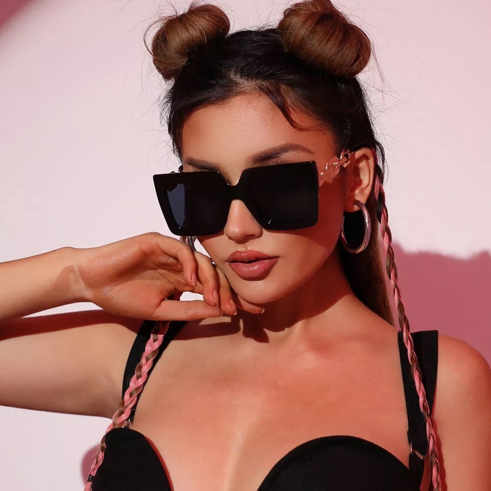 Large Oversized Ladies Women Sunglasses Desinger Big Frame Retro