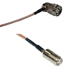 RG316 RP-TNC Male Angle to MINI UHF FEMALE RF Cable Rapid-SHIP LOT