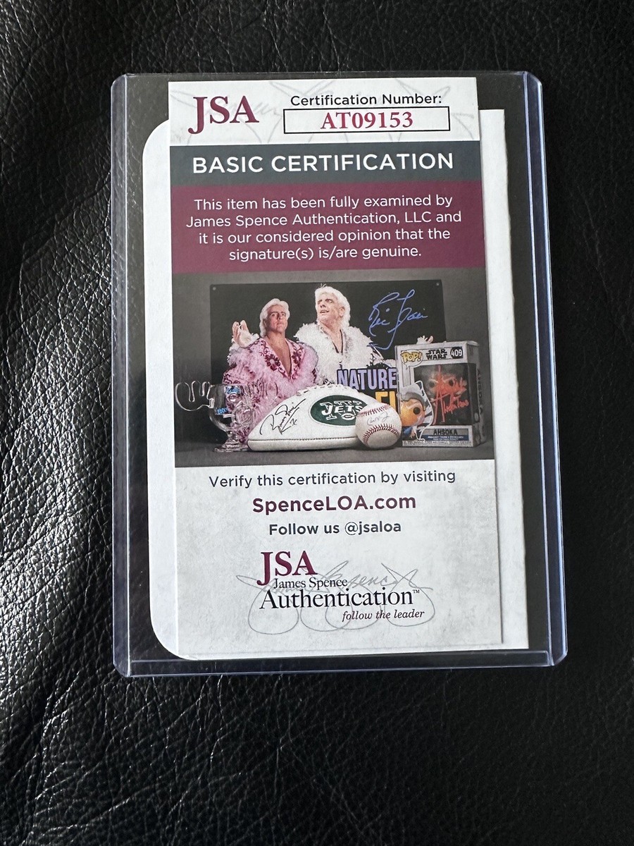 Collin Morikawa Signed JSA Autographed Masters Augusta National