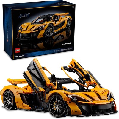 LEGO Technic McLaren P1 Hypercar Building Set, F1 Gift for Adults, Formula 1 Rac