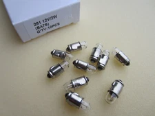 10 LUCAS 281 BULB INDICATOR INSTRUMENT 12V 2W BA7S 99-0537 TRIUMPH BSA NORTON