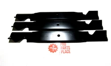 3 REPL XHT HD USA BLADES 61" GRASSHOPPER 320245 NOTCHED LIFT  BLADES 1/4" THICK