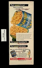 1951 Planters Cocktail Peanuts Vintage Print Ad 21305
