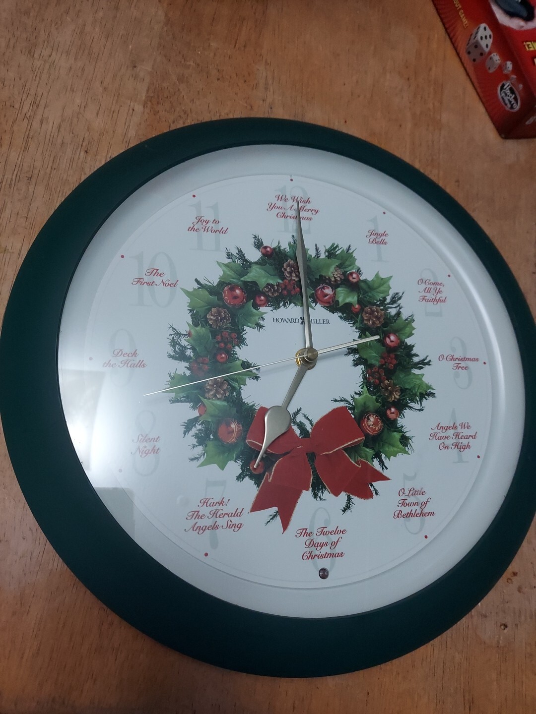 Carols of christmas clock