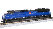 MRL Montana Rail Link SD70ACe Diesel Locomotive #4401 Kato 176-8531 N SCALE