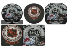 2004 STANLEY CUP SEMI - FINALS AVALANCHE VS SHARKS NHL OFFICIAL HOCKEY PUCK RARE