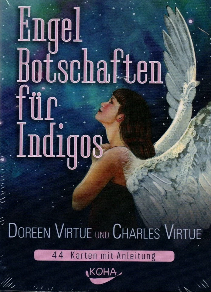 ENGEL BOTSCHAFTEN FÜR INDIGOS - Doreen Virtue - ORAKELKARTEN - NEU - Bild 1 von 1