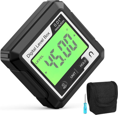 Magnetic Digital Level Box LCD Angle Finder Protractor Inclinometer Bevel Gauge