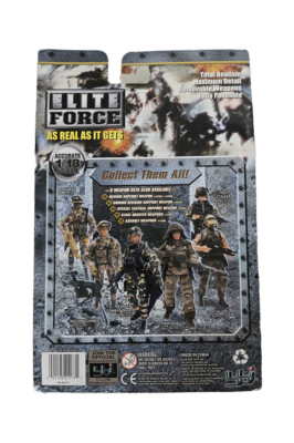 NIP Elite Force 1:18 Modern USMC Soldier Marine Figure Blue Box
