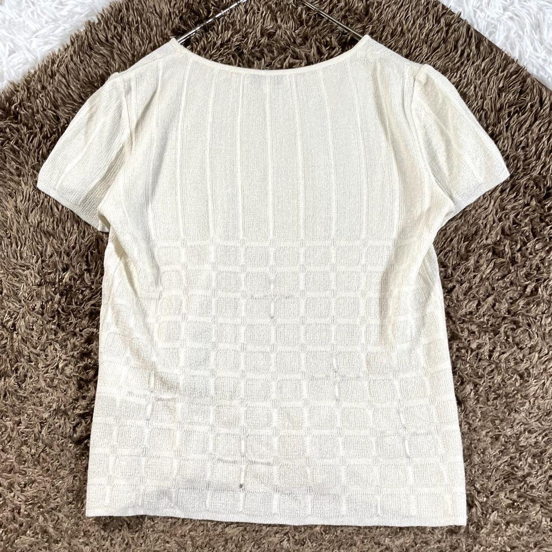 Valentino short sleeve shirt blouse check rayon white size M Valentino short sleeve shirt blouse check rayon white size M