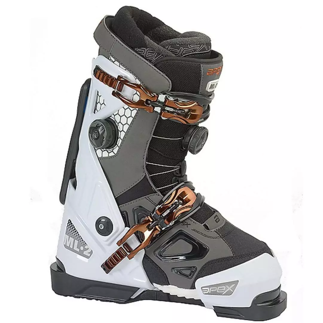 Apex ML 2 Exterior Chassis Alpine Ski Boot Dual Boa Coiler Liner