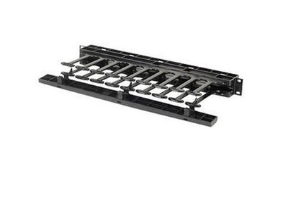 Legrand - Ortronics SHMC1RU | Cable Manager, Horizontal, Single-Sided, Black