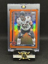 2025 Topps Chrome #50 Joe Thuney Orange Refractor #/25