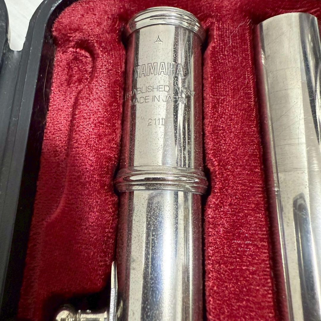 Yamaha YFL 211S II Silver Plated Flute Nickel Silver working with