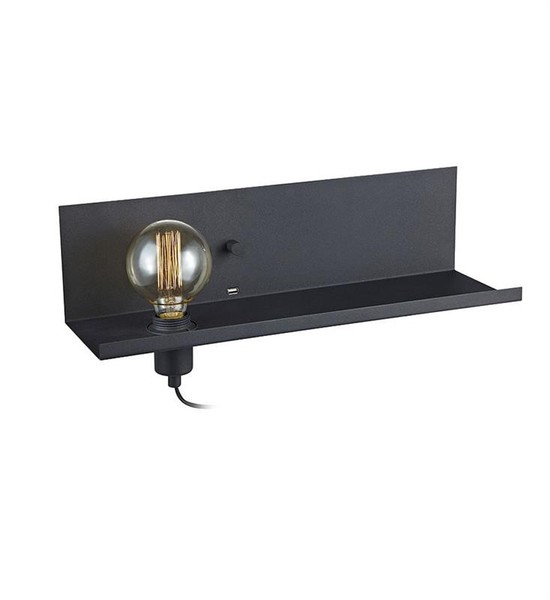 Schwarz Moderne Skandinavisch Wandleuchte Leuchter 1X60W/E27 IP20-image