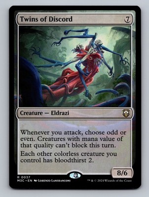 Twins of Discord R Commander: Modern Horizons 3 37 NM