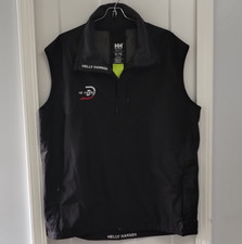 Helly Hansen Mens Black Full Zip Vest w/ Zipp...