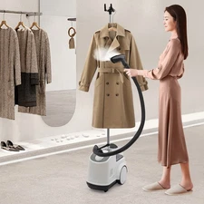 110V Professional Steamer Floor Mount Clothes Steamer Garment Steamer 1500W 3L