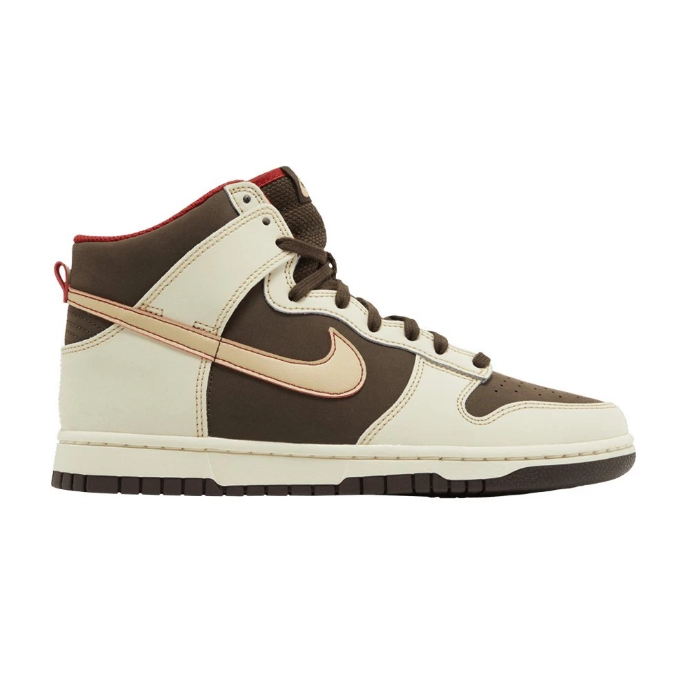 NIKE DUNK HI RETRO SE BAROQUE BROWN-SESAME SZ 12 FB8892-200 HIGH Nike Dunk Hi High Retro Se Baroque Brown-Sesame Mens Sz 8  main image 4