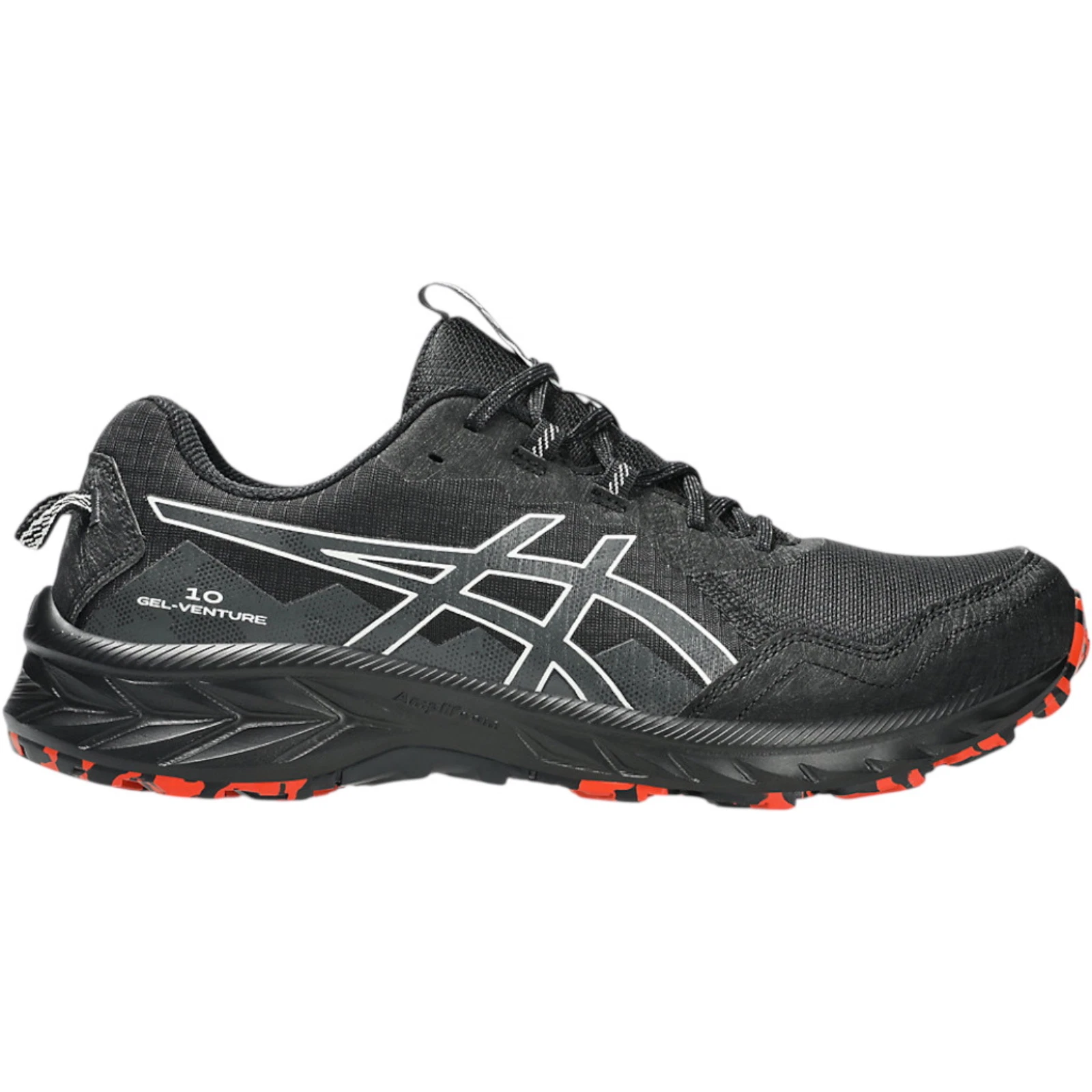 Asics GEL-Venture 10 Men Trail Running Shoe Black Lake Grey Red US Size 7-14 New
