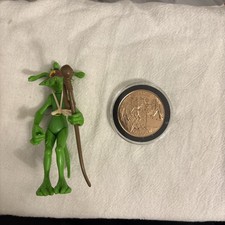 Star Wars Ewoks Dulok Shaman W coin & Staff 1985 Vintage Kenner Complete Figure
