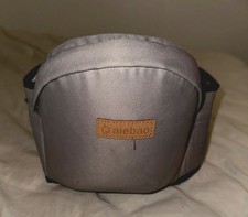 Gray Aiebao Baby Seat Hip Waist Carrier Belt 3-36 Months With Pocket