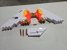 Minecraft Nerf Bow With 3 Darts, Tested And Working