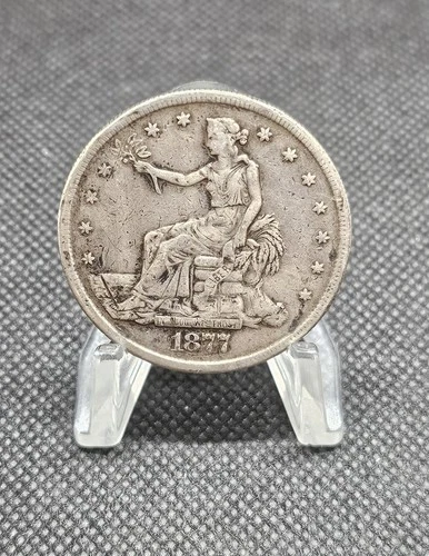 1877-S Trade Dollar, Early Silver Dollar Type Series!