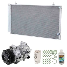 OEM AC Compressor w/ Condenser Drier For Toyota Sienna 2015 2016