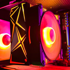 Hyper Cyber Tower CPU Air Cooler with ARGB Sync   120mm PWM Fan