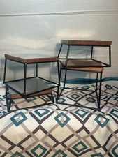 Set Of 4 Pedestal Display Stands