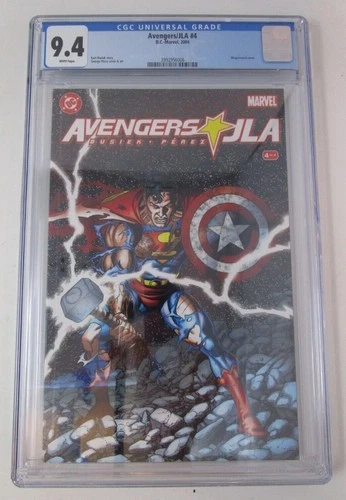 Avengers vs JLA #4 2004 [CGC 9.4] Graded Near Mint George Perez High Grade