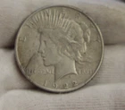 1922 US Peace Silver Dollar $1 VF (Cleaned, Retoned)