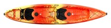 Perception Tribe 13.5 Sit on Top Tandem Kayak for All-Around Fun Large Rear S...