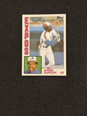 1984 Topps Head-In-Box Proofs #NNO Andre Dawson Expos HOF