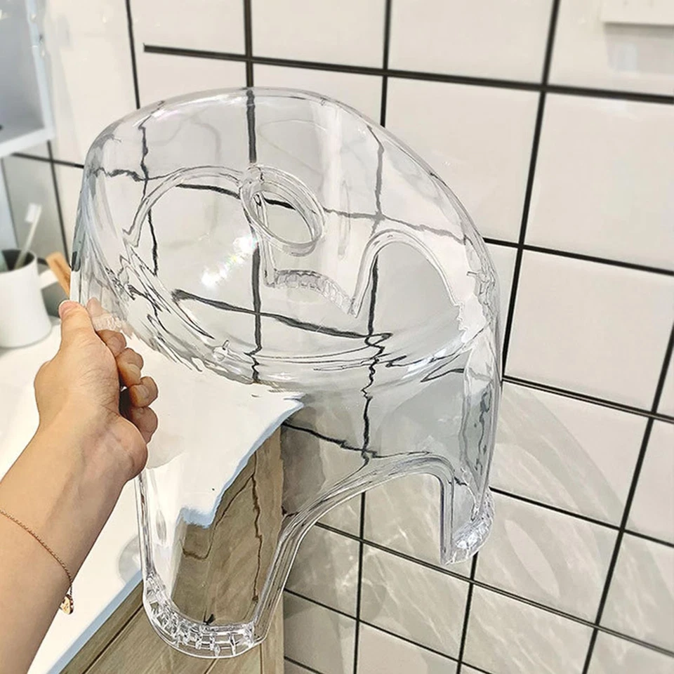 Acrylic Shower Stool Seat Corner Stool Chair - Bild 2 von 4
