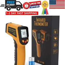Infrared Thermometer Laser Temperature Gun, -58 to 1112 , Single Laser Targe...