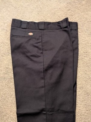 Dickies 874 Men's 34 X 30 Original Fit Black Work Pants