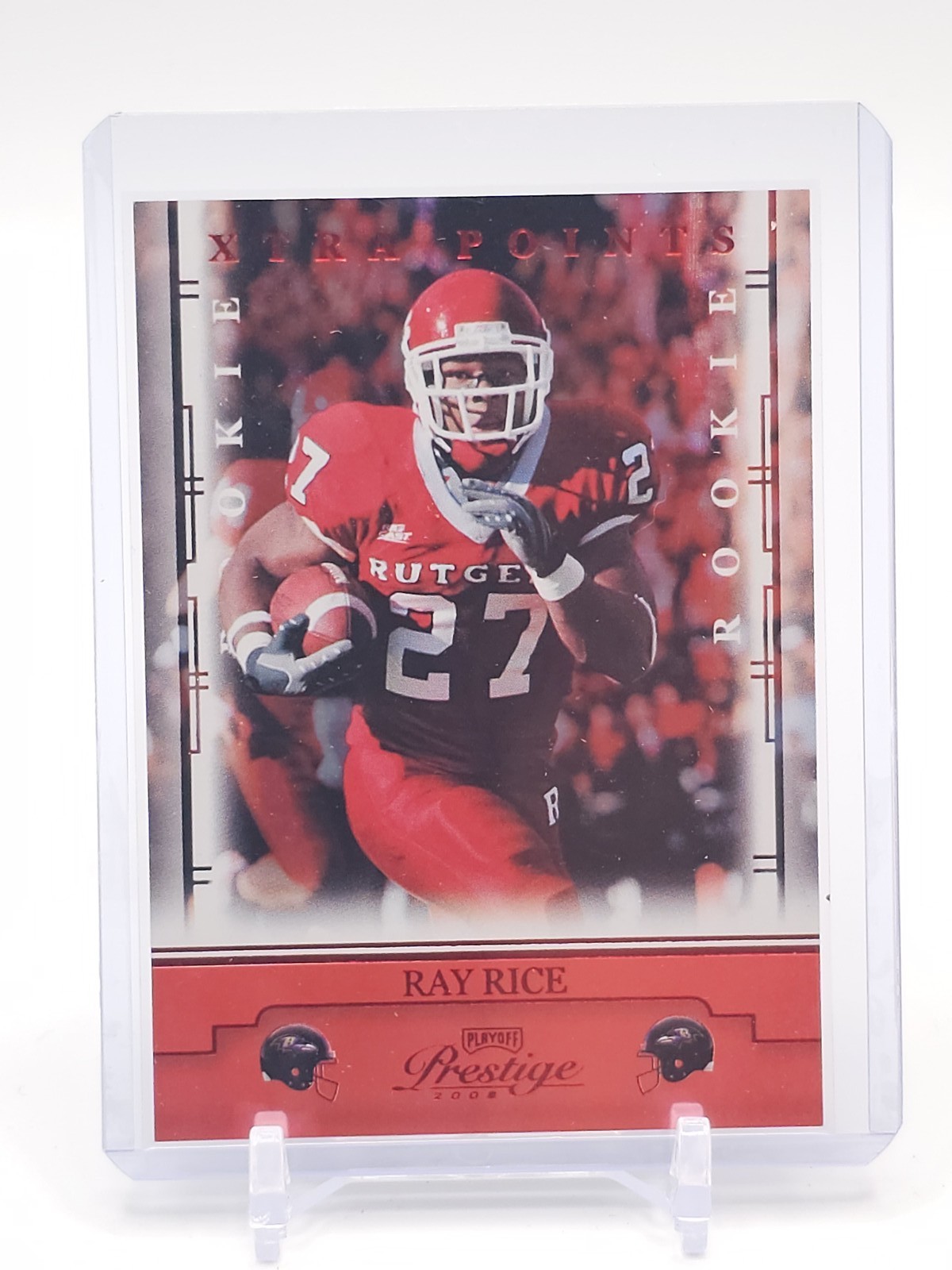 Ray Rice Playoff Prestige #188 Xtra Points Red