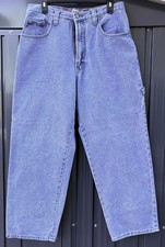 Bugle Boy 7M Baggy Carpenter Blue Jeans 34W 30IN