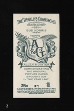 2012 Topps Allen & Ginter Mini NNO #106 Bud Norris Print/50