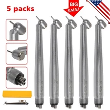 5 NSK PANA MAX Type Dental 45 Degree Surgical High Speed Handpiece Turbine 4Hole