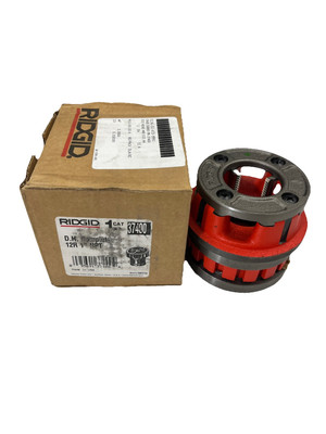 Ridgid 37400 High Speed Steel Diehead 12R 1'' NPT for Rigid Conduit/Pipe - New