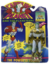 Captain Planet w Power Commands Talking 1991 Action Figure NEW Tiger Toys READ