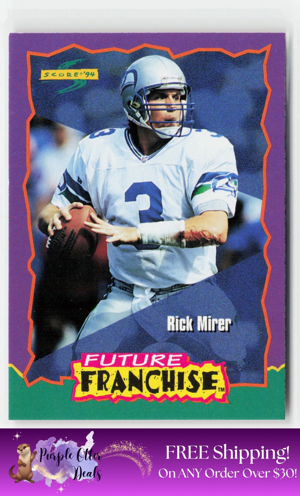 1994 Score - Rick Mirer #329 - Excellent