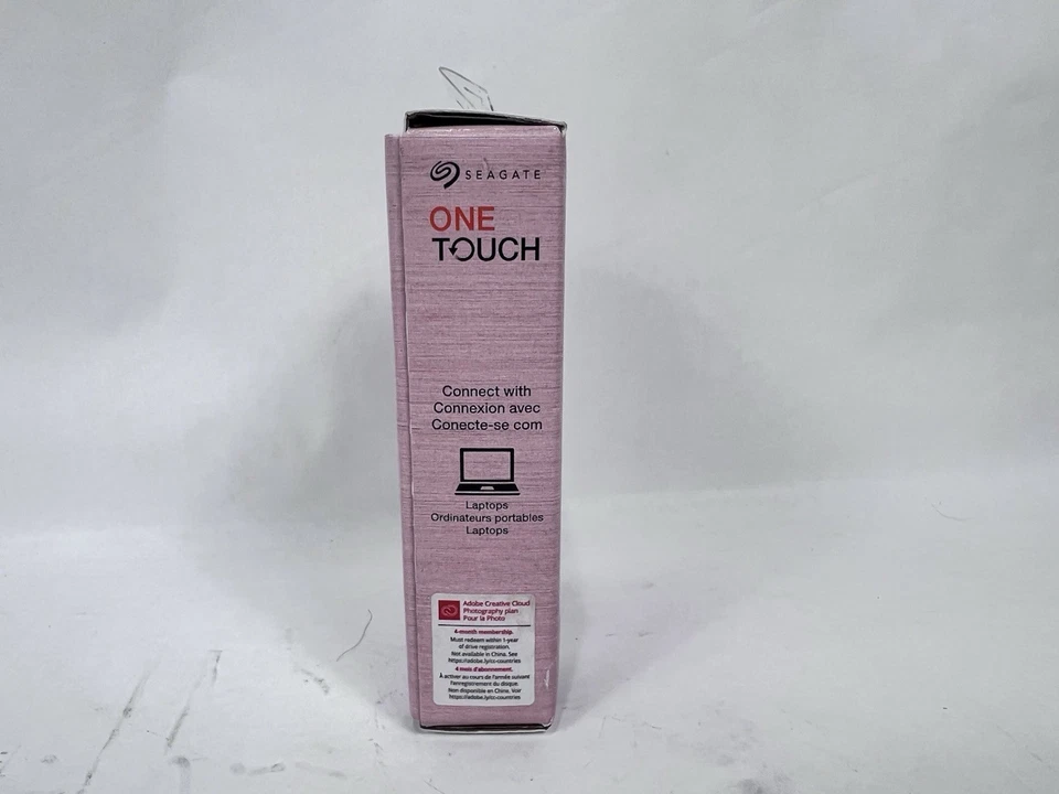 Seagate One Touch 2TB, External, 5400 RPM, 2.5 inch Hard Drive SRD0VN2 Pink New - Image 3 of 4