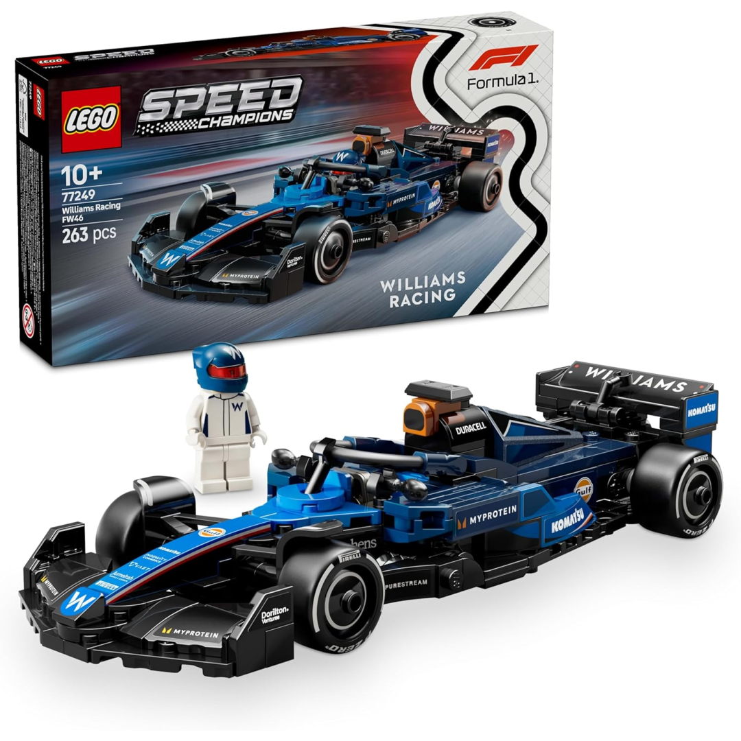 Lego Boys Speed Champions 77249 Williams Racing Fw46 F1 Race Car Multi - Image 8