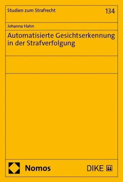 Automatisierte Gesichtserkennung In Der Strafverfolgung Johanna Hahn Taschenbuch-image